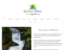 Tablet Screenshot of blueriverwellness.com